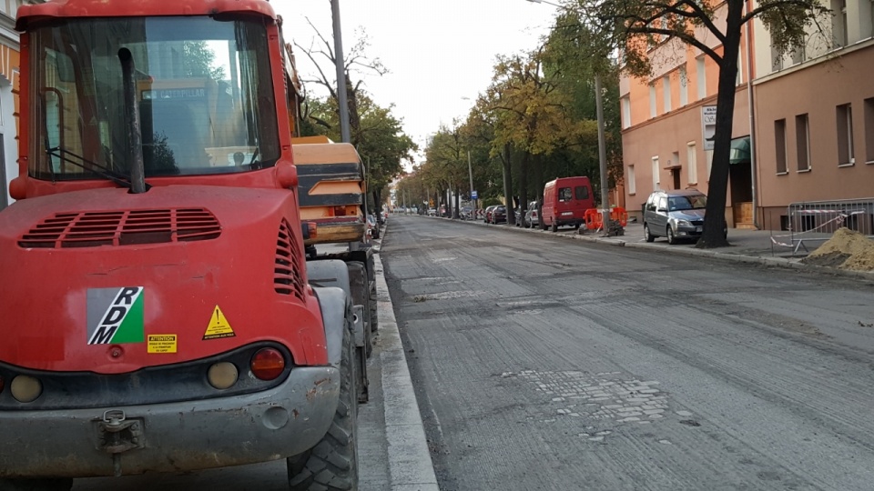Remont ulicy Katowickiej [fot. Daria Placek]