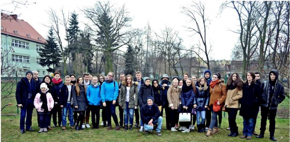 Uczniowie ZSGL w Wołczynie [fot. archiwum szkoły]