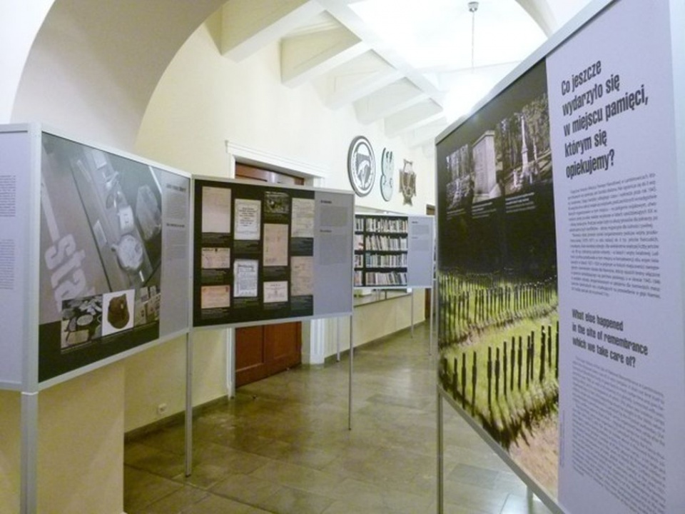 Fragment wystawy "Muzeum w Miejscu Pamięci" [Fot.CMJW]