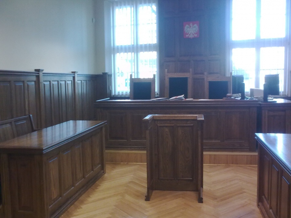 Sala rozpraw Sądu Rejonowego w Prudniku [zdj. Jan Poniatyszyn]