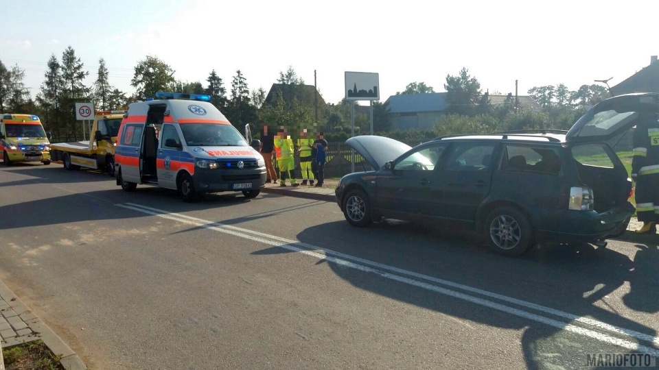 Wypadek na obwodnicy Opola [fot. MARIO]