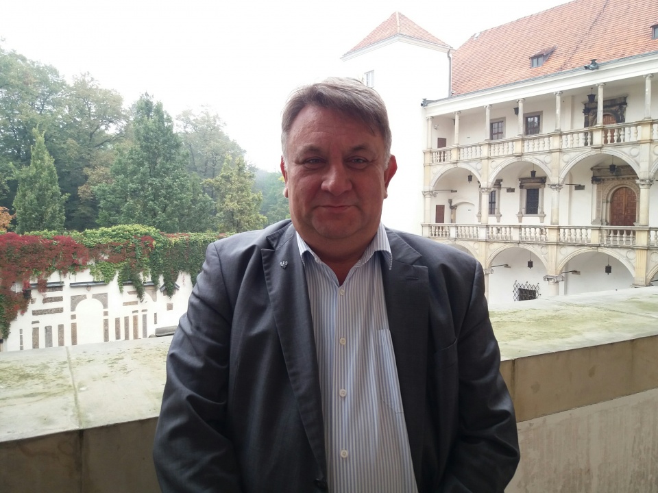 Dariusz Byczkowski, dyrektor Muzeum Piastów Śląskich w Brzegu [fot. Maciej Stępień]
