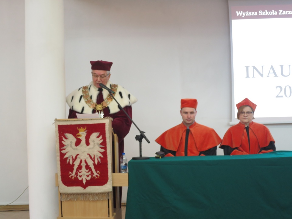 Inauguracja roku akademickiego na WSZiA [fot. Kamila Gal-Skorupa]