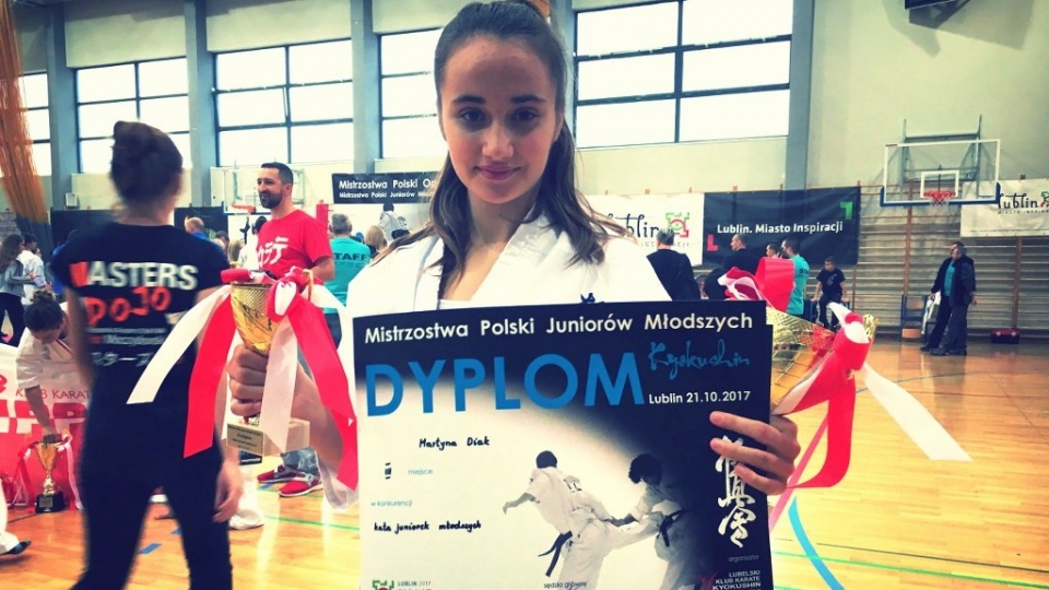 Sukces Martyny Diak z Januszkowic. Ma 14 lat i dwa medale Mistrzostw Polski Karate Kyokushin [fot. Paweł Papoń]