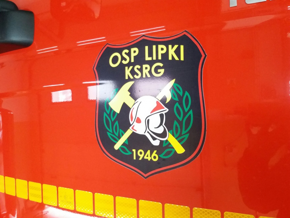 Nowy wóz bojowy dla OSP Lipki [fot. Maciej Stępień]
