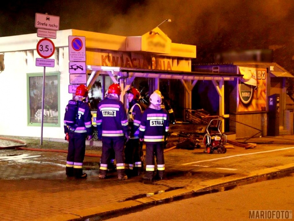 Pożar przy ulicy Ozimskiej w Opolu [fot. MARIO]