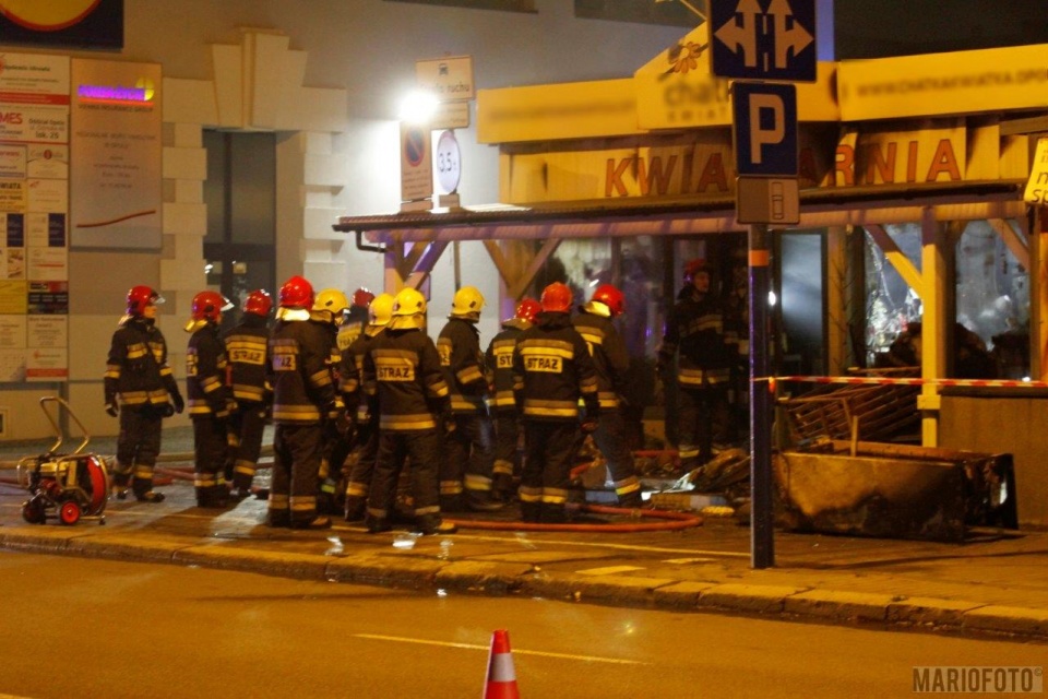 Pożar przy ulicy Ozimskiej w Opolu [fot. MARIO]