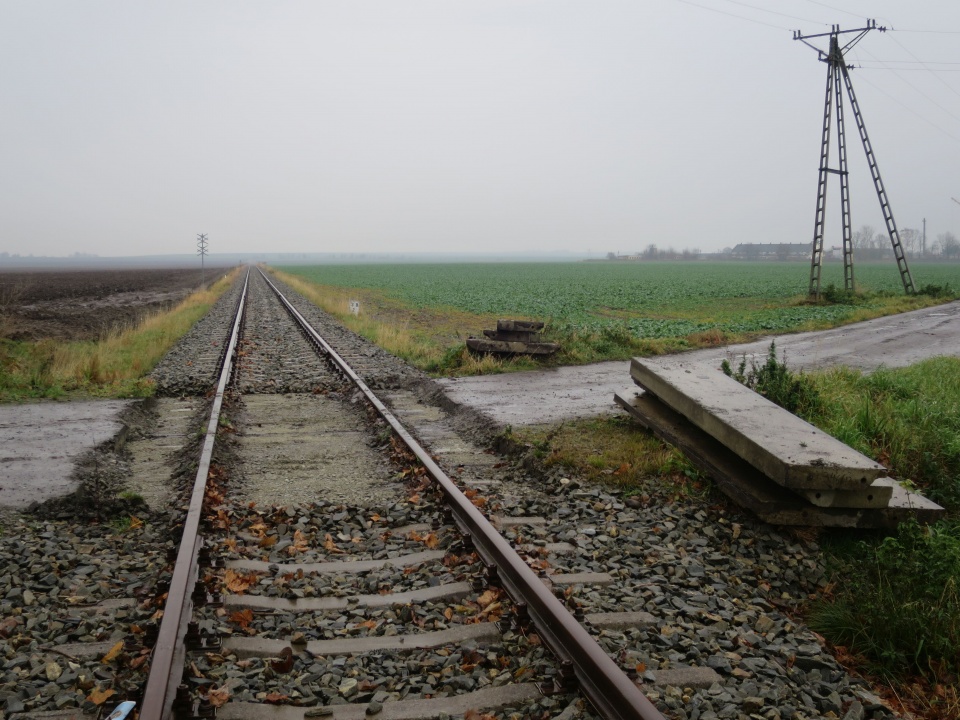 Niedawno w gminie Lubrza zlikwidowano dwa przejazdy kolejowe [zdj. Jan Poniatyszyn]
