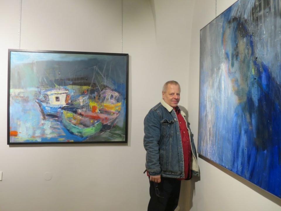 Wystawę obrazów Edwarda Sytego będzie można oglądać do 21 stycznia [Fot. Klaudia Pokładek]