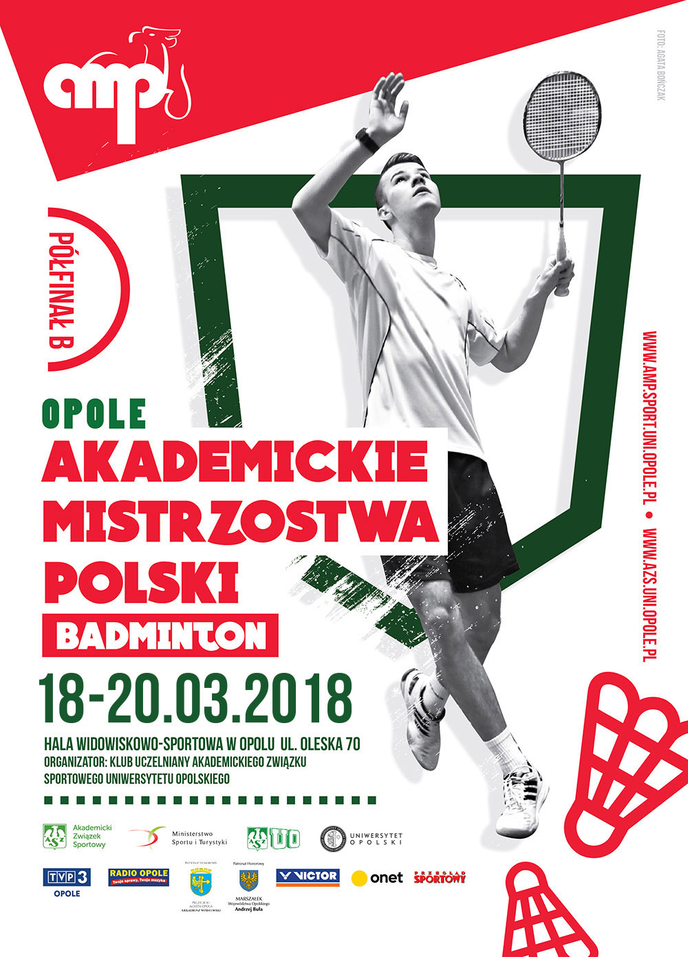 Akademickie Mistrzostwa Polski w Badmintonie – półfinał B [materiały organizatora]