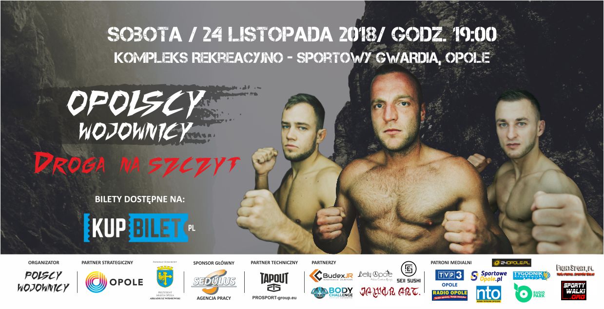 III Gala Sztuk Walki „Opolscy Wojownicy”. Droga na szczyt już w sobotę (24.11) w Opolu