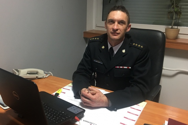 Damian Glik - komendantem strażaków w powiecie strzeleckim