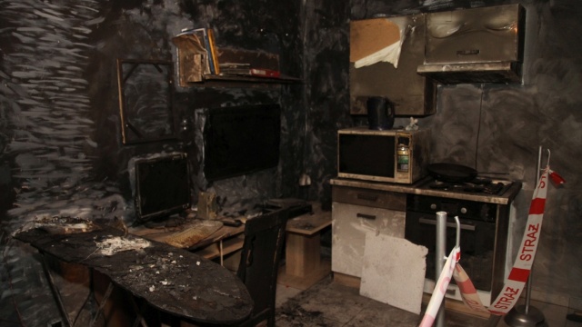 Spalony pokój w komendzie. Otworzono centrum edukacyjne przy Komendzie Miejskiej PSP