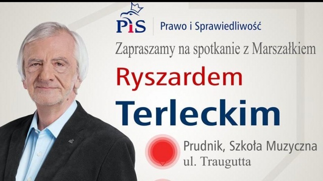 Wicemarszałek Ryszard Terlecki odwiedzi Nysę i Prudnik