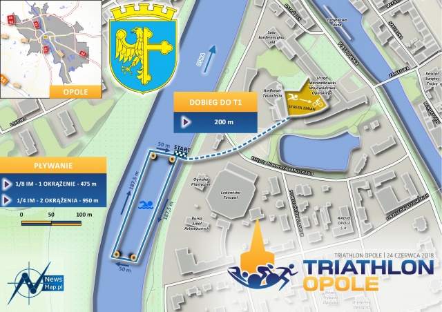 Pływanie, bieganie i jazda na rowerze - triathlon po raz pierwszy w Opolu