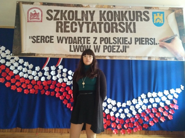 Uczniowie opolskiej jedenastki recytowali wiersze poświęcone Orlętom Lwowskim