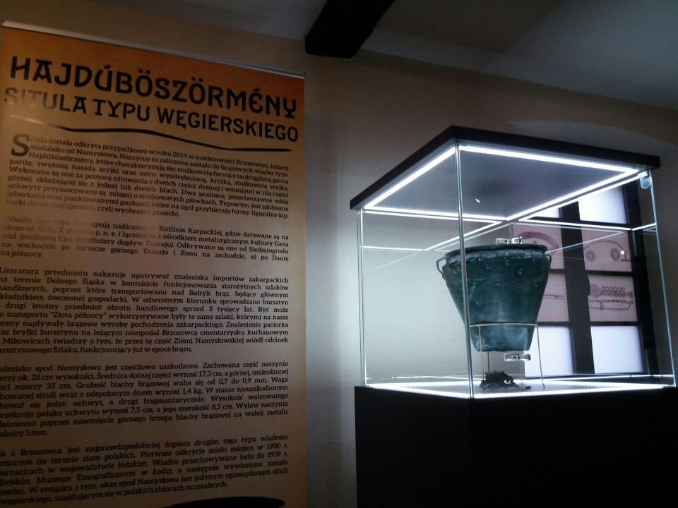 Situla typu węgierskiego to najstarszy przedmiot znaleziony na ziemi namysłowskiej [fot. Maciej Stępień]