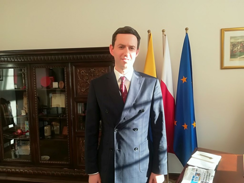 Wiceminister Marcin Ociepa jeszcze nie wie, czy chce dalej być przewodniczący rady miasta Opola. "To zależy od radnych" [fot. Katarzyna Zawadzka]
