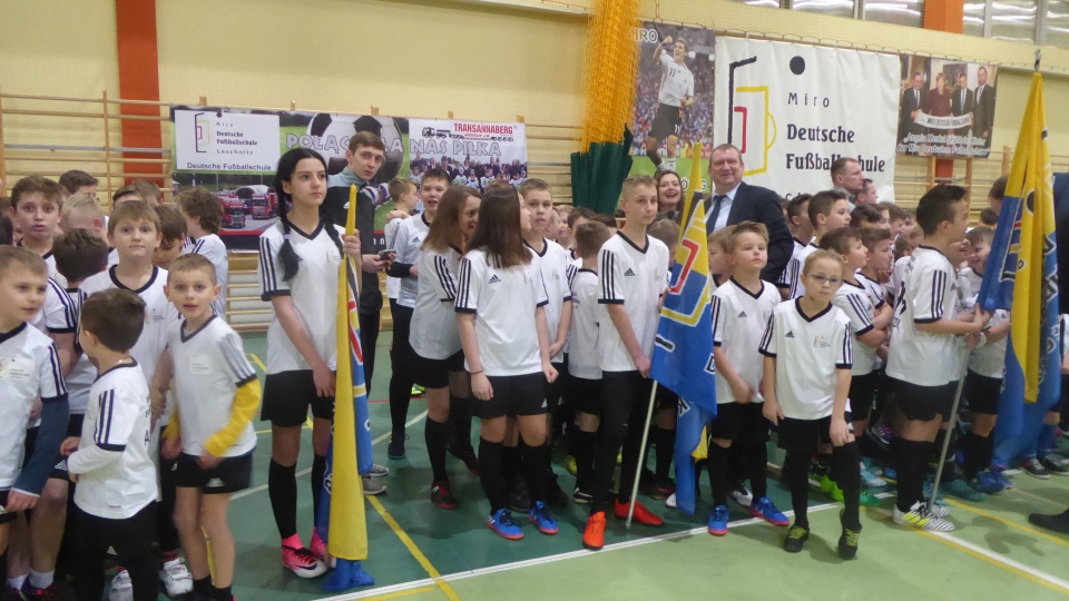 Miroslav Klose spotkał się z uczestnikami szkółek piłkarskich [fot. Ewelina Laxy]