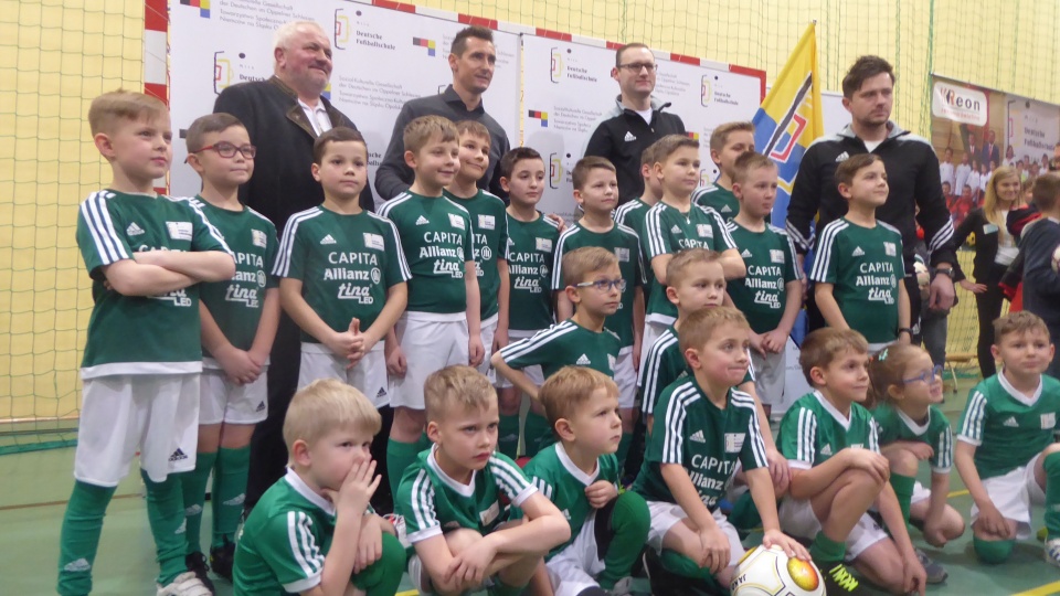 Miroslav Klose spotkał się z uczestnikami szkółek piłkarskich [fot. Ewelina Laxy]