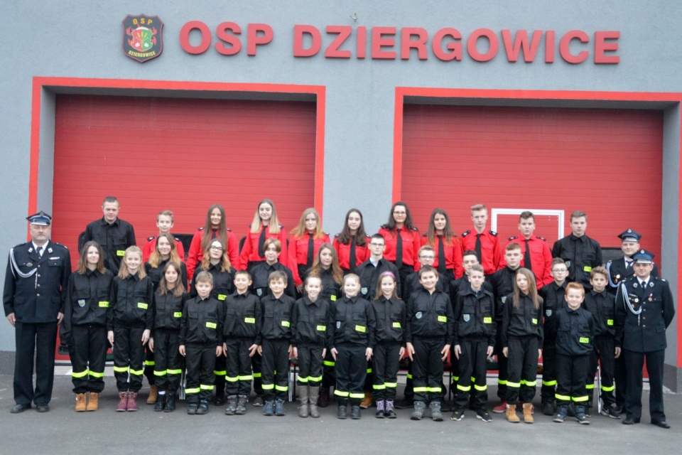 Młodzieżowa Drużyna Pożarnicza OSP Dziergowice [fot. archiwum jednostki]