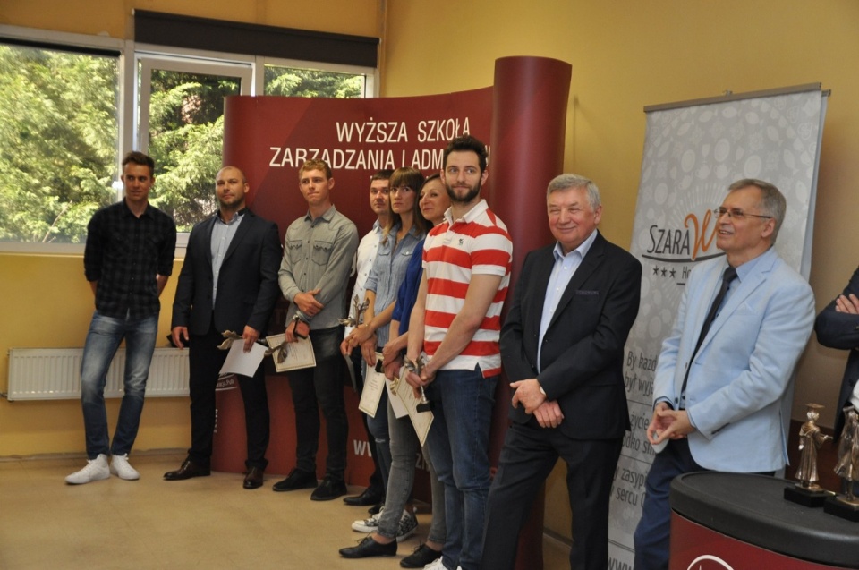 Wojciech Pszczolarski najpopularniejszym sportowcem WSZIA w Opolu [fot. Wszia w Opolu]