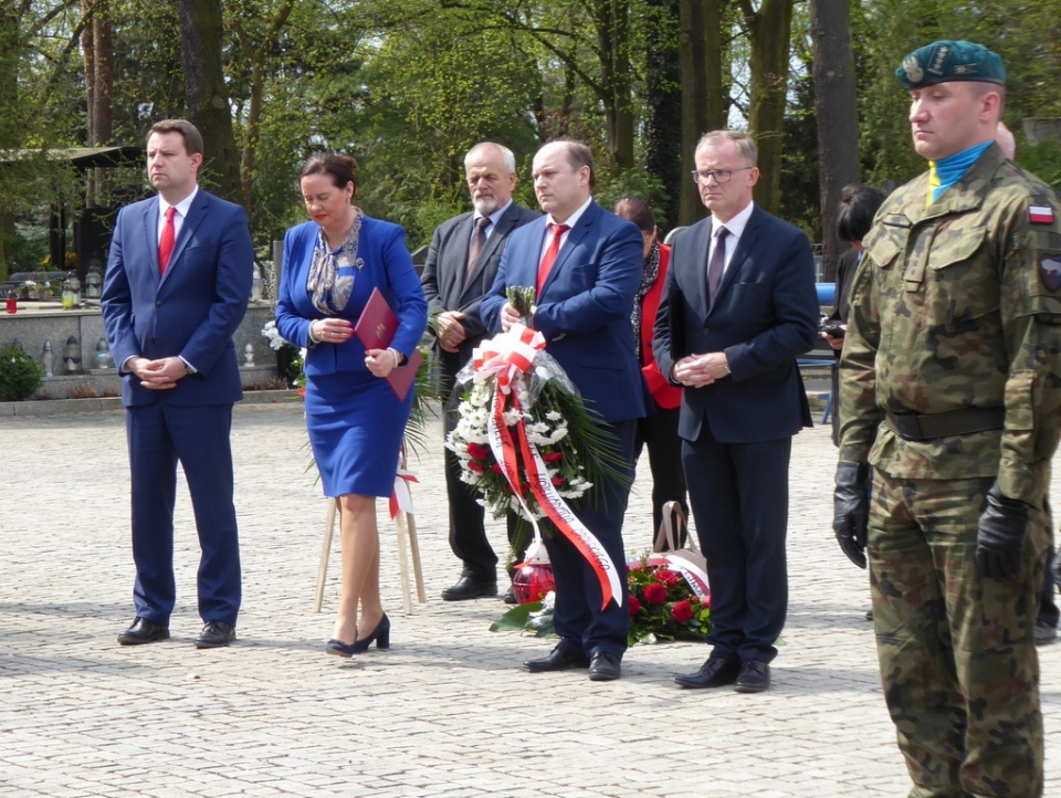 Dzień Pamięci Ofiar Zbrodni Katyńskiej w Opolu, 13.04.2018 r. [fot. Witold Wośtak]