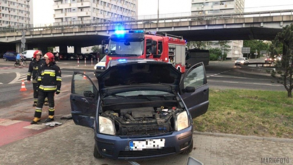 Dwa samochody zderzyły się w centrum Opola [Mario]