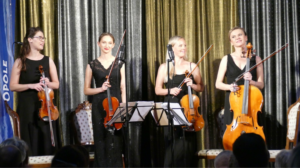 Występ "Apertus Quartet" na festiwalu w Mosznej © [fot. Małgorzata Ślusarczyk]