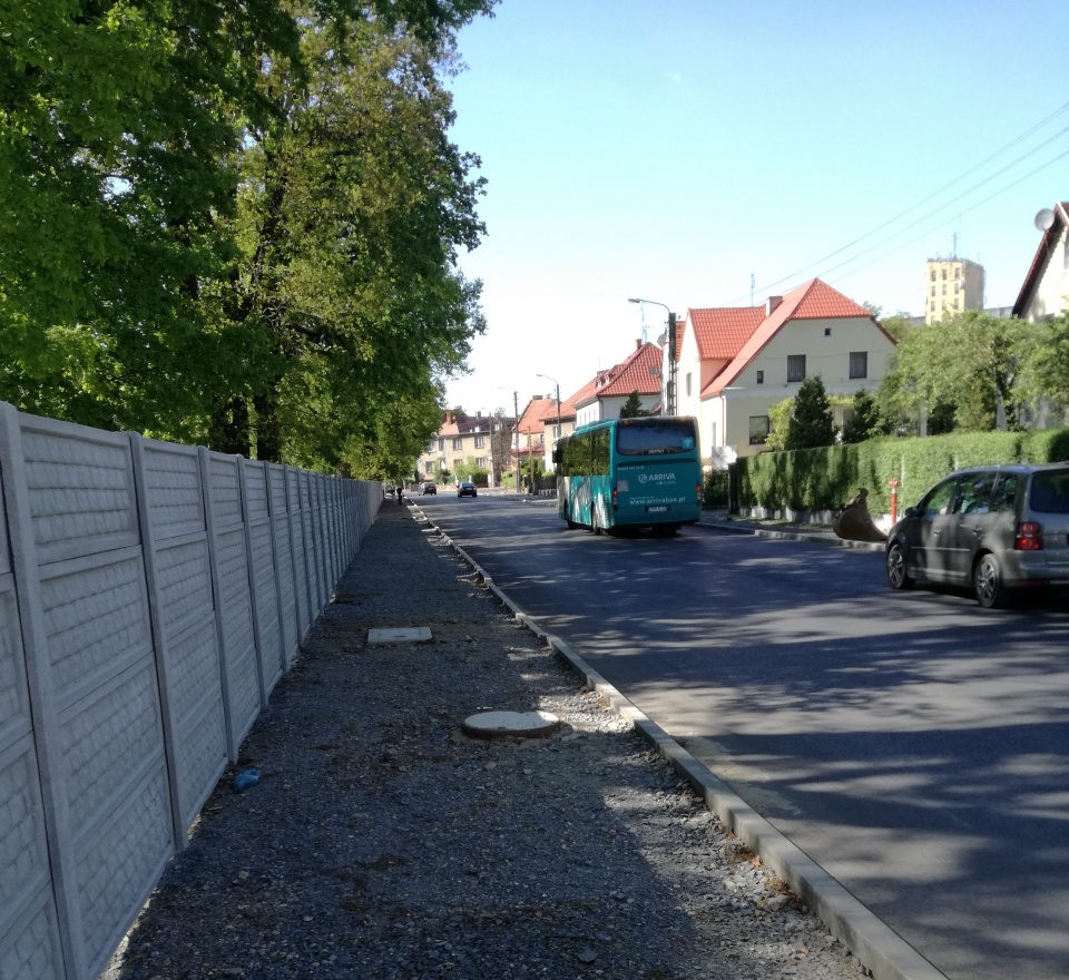 Modernizacja ulicy Kolejowej w Prudniku [zdj. Jan Poniatyszyn]