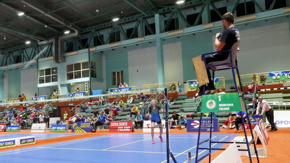 Międzynarodowych Mistrzostwach Polski do lat 17 w badmintonie w Głubczycach [fot. Mariusz Chałupnik]