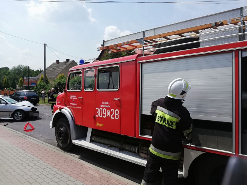 3 osoby poszkodowane w wypadku w Prószkowie [fot. Mario]