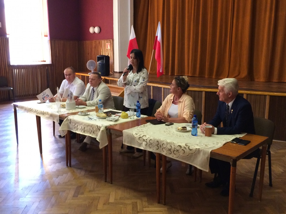 Poseł Anita Czerwińska z wizytą na Opolszczyźnie. Pierwsze spotkanie odbyło się w Wołczynie [fot. Maciej Stępień]