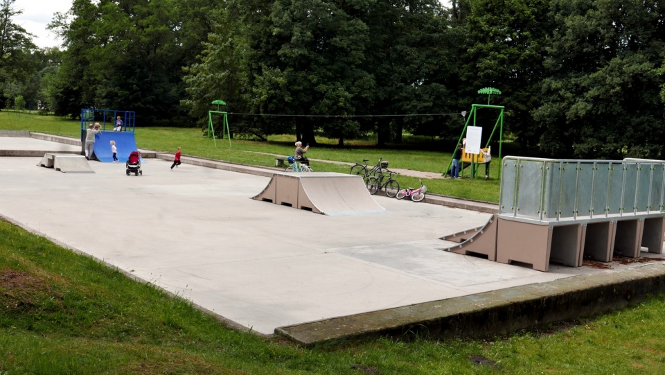 Zmodernizowany skatepark w Kluczborku [fot. Mariusz Chałupnik]