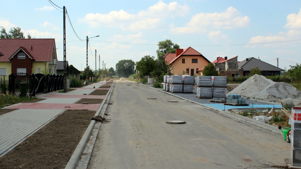 Budowa drogi na ul. Chabrów w Wołczynie [fot. UM w Wołczynie]