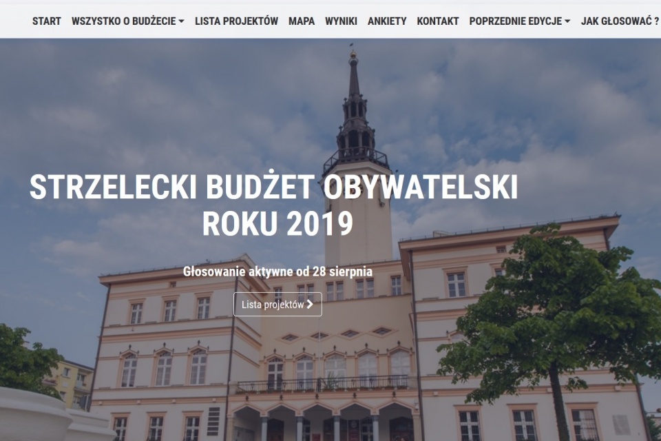 Ruszyło głosowanie na Strzelecki Budżet Obywatelski [fot. sbo.strzelceopolskie.pl]