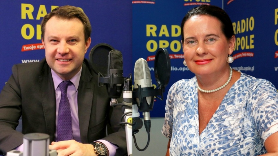 Arkadiusz Wiśniewski i Violetta Porowska [fot. Radio Opole]