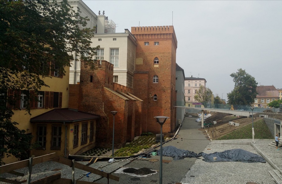 Pierwsi turyści na Zamek Górny w Opolu wejdą jeszcze we wrześniu [fot. Katarzyna Doros]