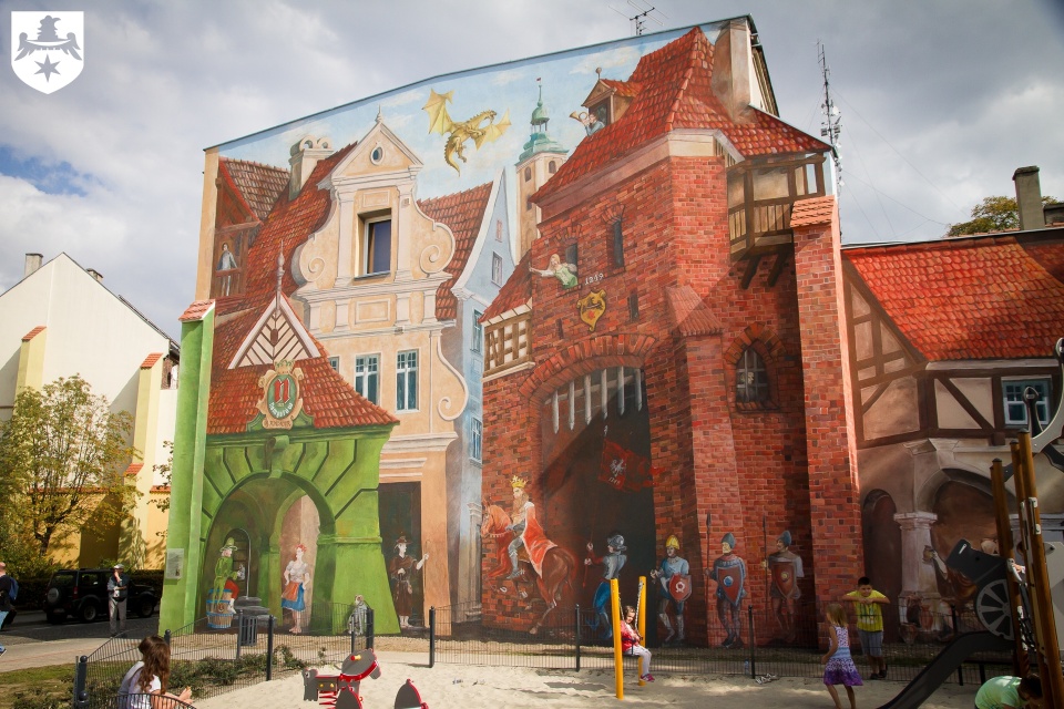Okolicznościowy mural w Namysłowie [fot. UM Namysłów]