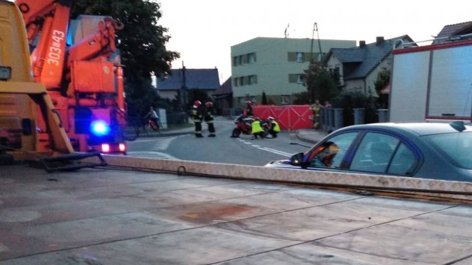Motocyklista zginął w Dąbrowie w powiecie opolskim [fot. Mario]