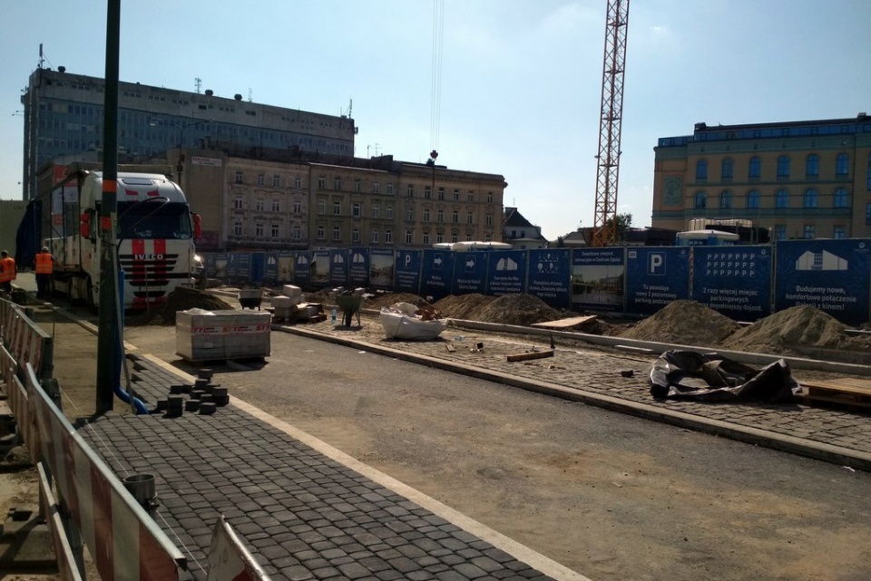 Ulica Żeromskiego w Opolu ma być przejezdna pod koniec września [fot. Joanna Matlak]