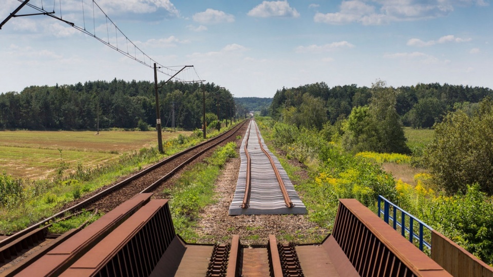 Remont kolejowej linii towarowej Toszek - Stare Koźle [fot. Projekt_B_S._Grochowski / PKP PLK]