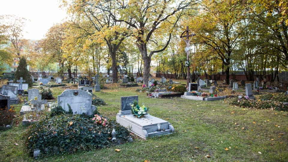 Cmentarz przy ul. Hubala, dawna nekropolia parafii Gosławice [fot. cmentarze.opole.pl]
