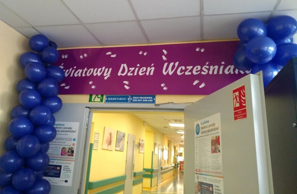 Światowy Dzień Wcześniaka w Centrum Ginekologii, Położnictwa i Neonatologii w Opolu [fot. Katarzyna Doros]
