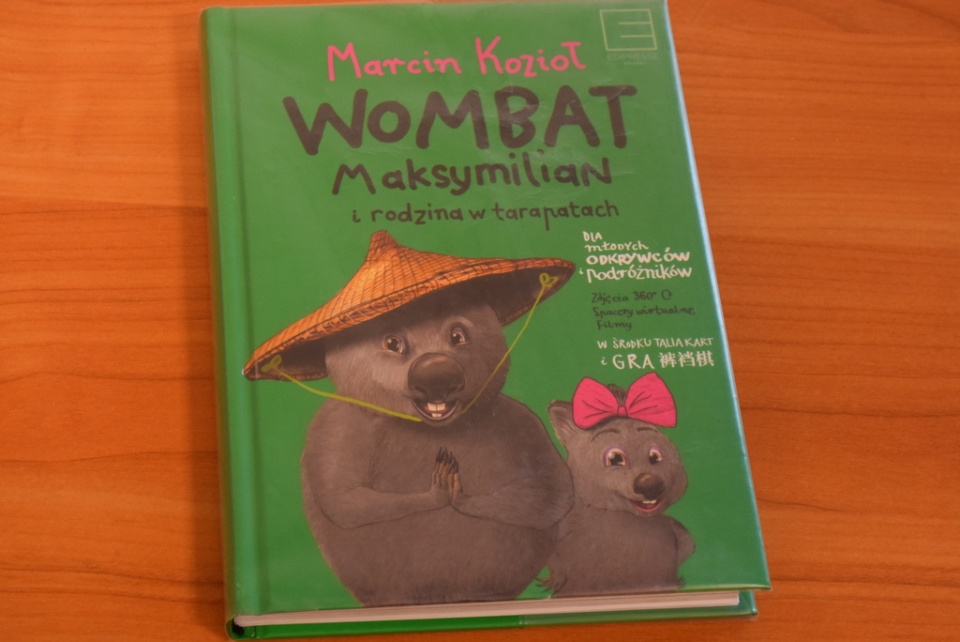 Najnowsza książka o przygodach wombata Maksymiliana [fot. Jacek Pelczar]