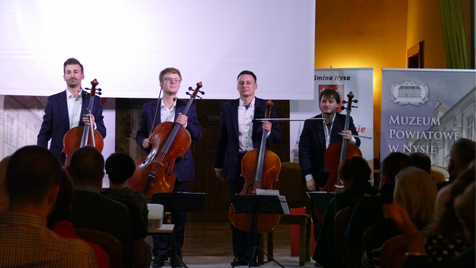 Zimowy koncert Polish Cello Quartet w Nysie © [fot. Małgorzata Ślusarczyk]