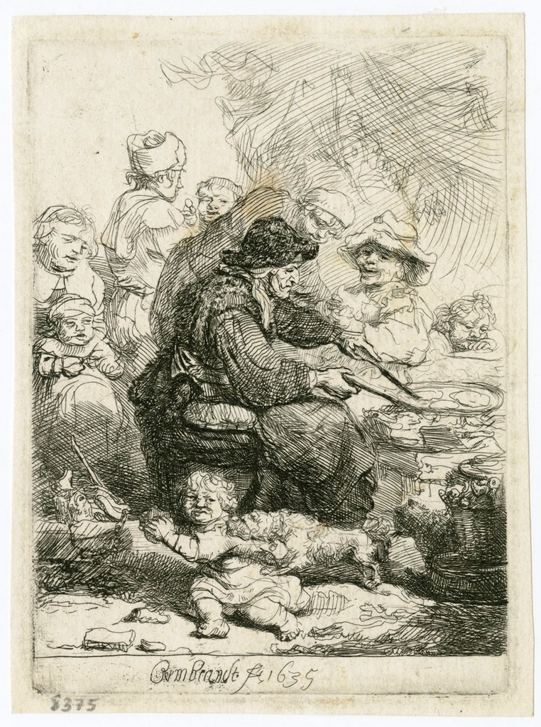 Smażąca ciasta 1635 Rembrandt [fot. MŚO]