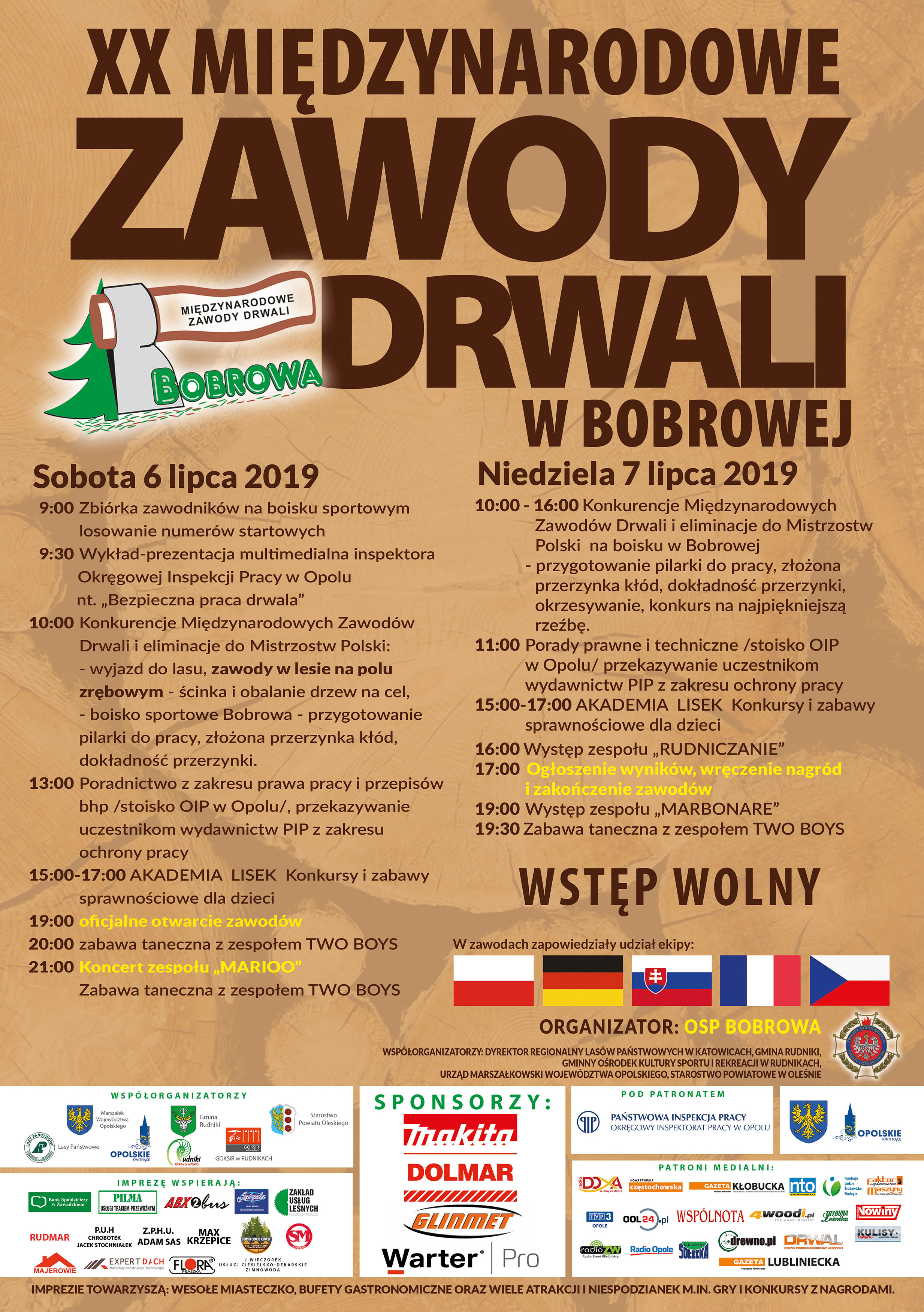 XX Międzynarodowe Zawody Drwali w Bobrowej
