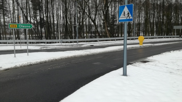 Przebudowano fragment drogi DW 494 Olesno - Świercze