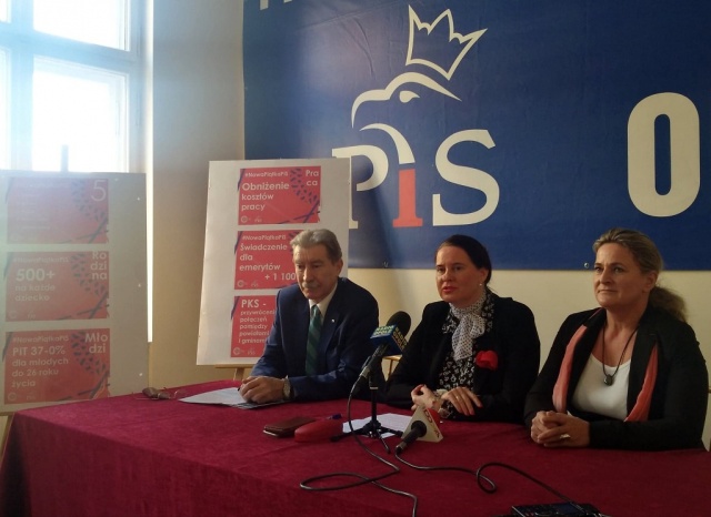 Opolscy politycy Prawa i Sprawiedliwości przedstawili program Piątka Kaczyńskiego